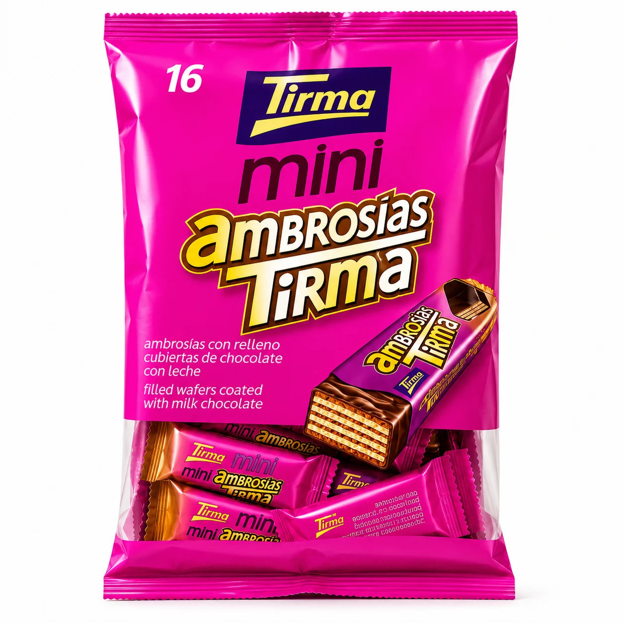 Tirma Mini Ambrosias Milk Chocolate Wafers 216g-2
